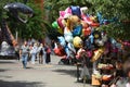 The big amusement park `Prater` in Vienna, Austria, Europe Royalty Free Stock Photo